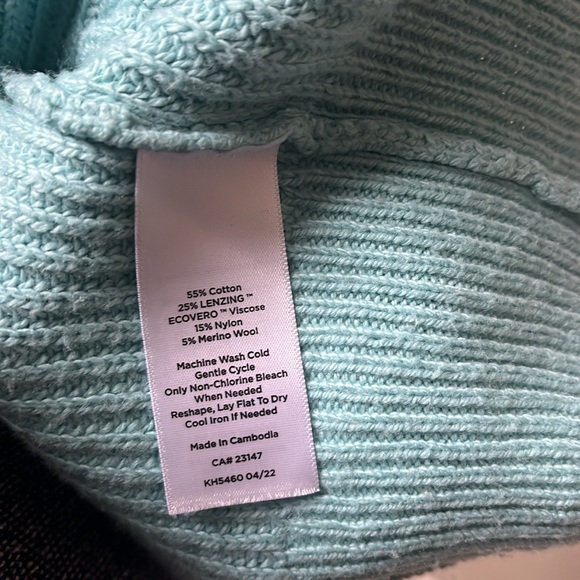 Talbots Quarter Zip Pullover Sweater, Size L - Picture 8 of 8